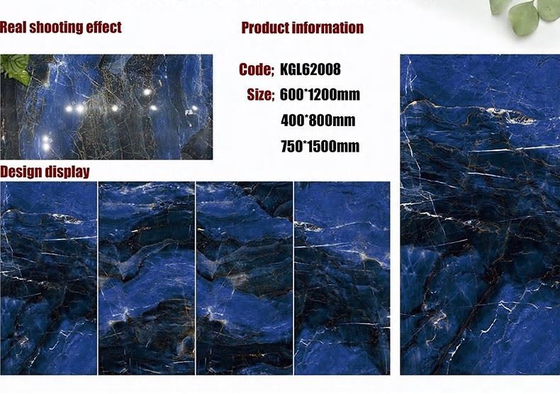 Colorful Glazed Polished Gold Tiles