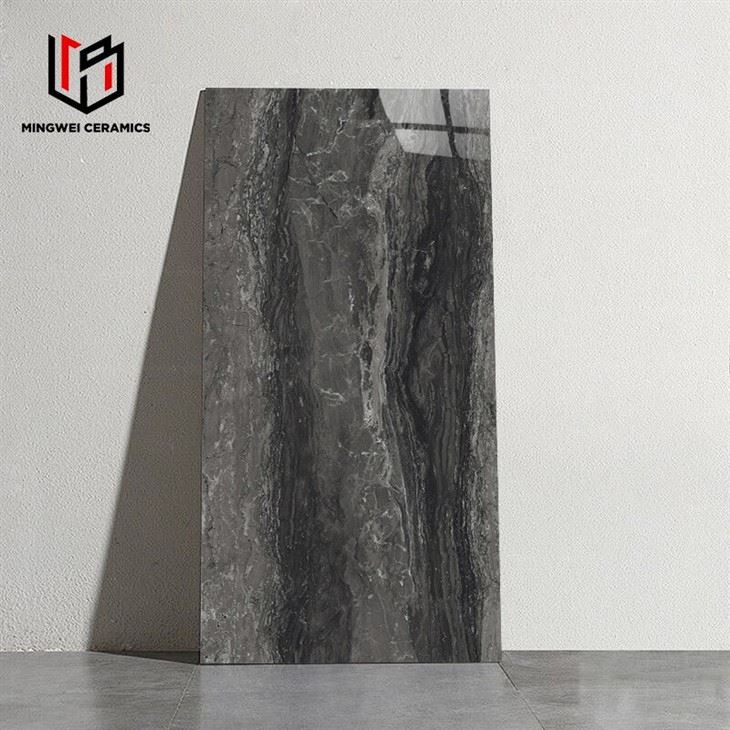 High-Gloss Marble Effect Tiles