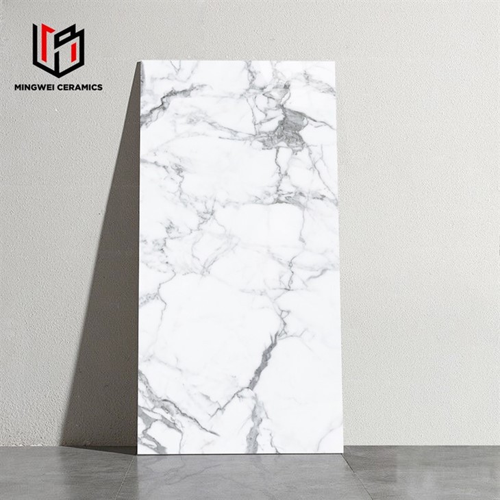 Luxury White Glossy Polished Ceramic Tile Floor And Wall